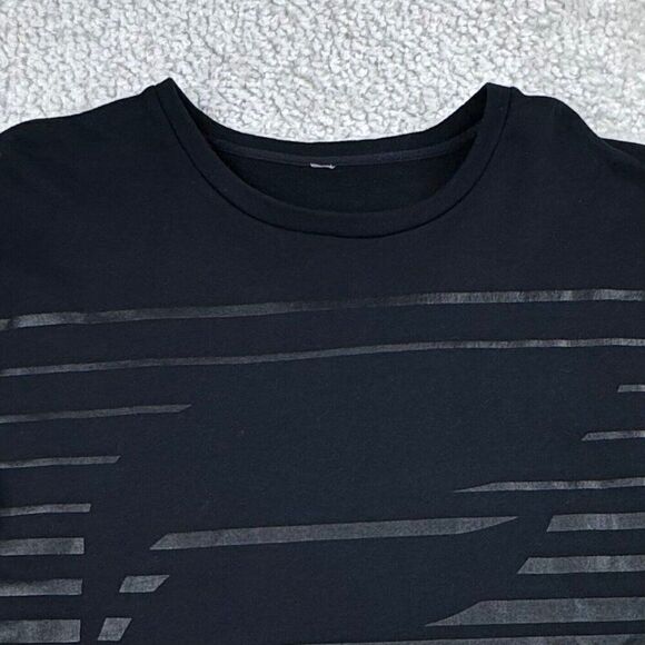 Fabletics Black Graphic Print Sweatshirt - Picture 7 of 7